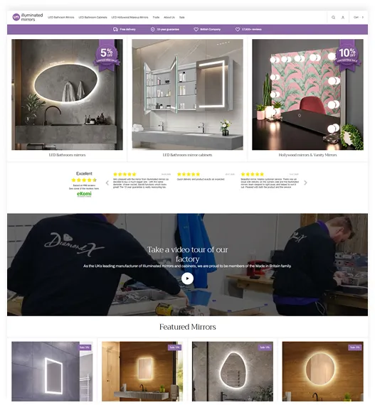 Illuminated Mirror desktop preview