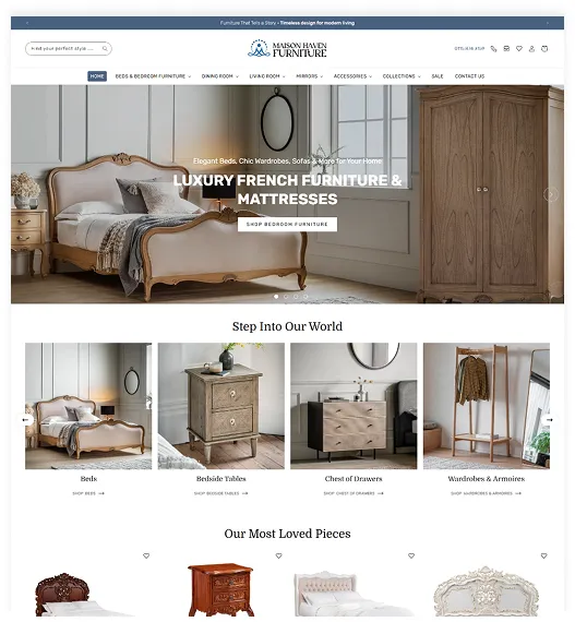 Maison Haven Furniture desktop preview