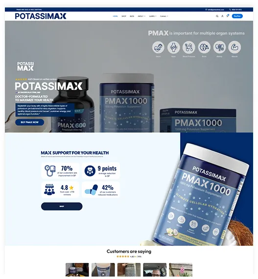 Potassimax desktop preview