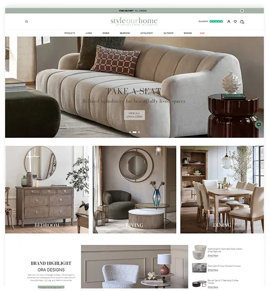 Style Our Home desktop preview