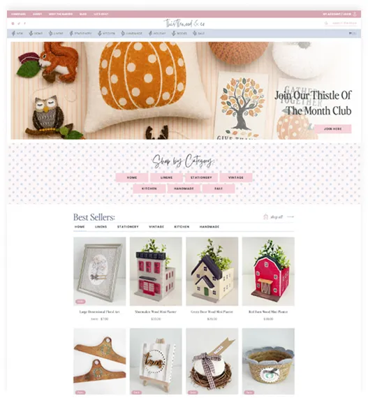 Thistlewood & Co desktop preview
